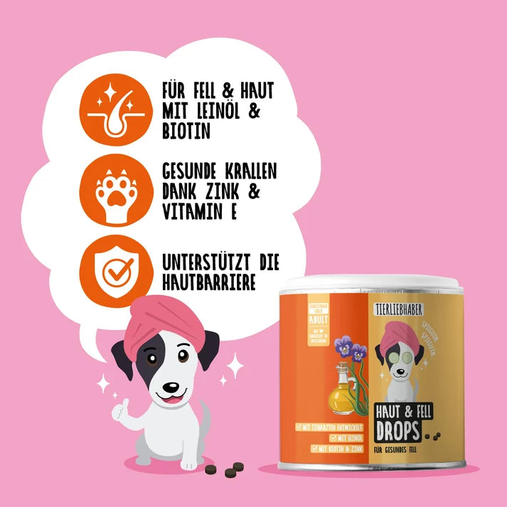 Haut & Fell Drops für Hunde