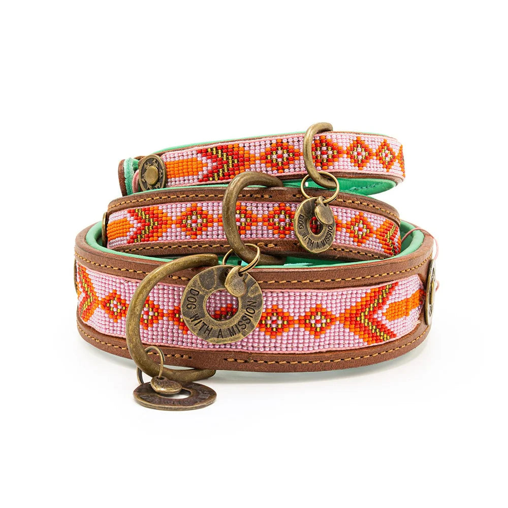 Sweet Mae Leder-Hundehalsband