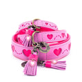 Sweety Leder-Hundehalsband, Hellrosa