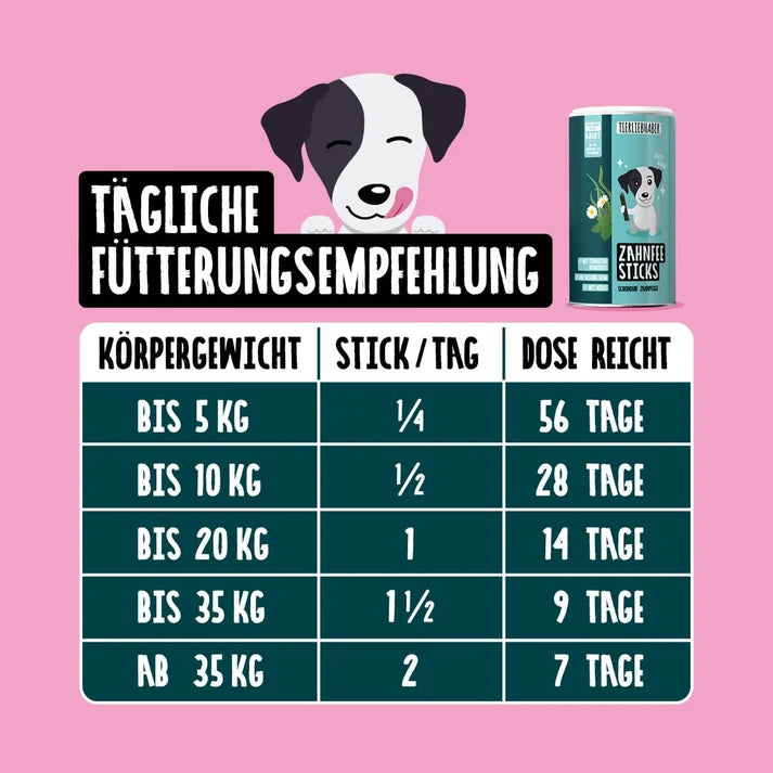 Zahnfee Sticks für Hunde